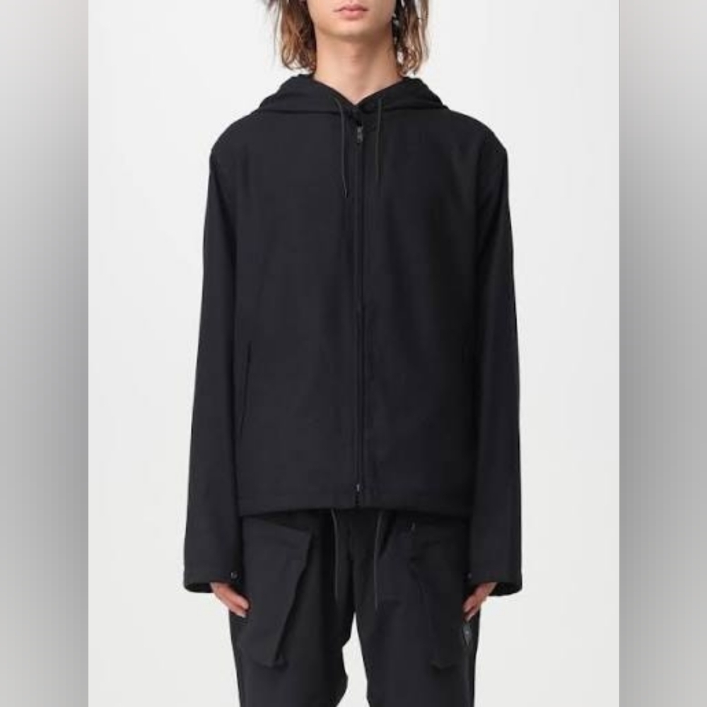 Y-3 Black Hooded Oversize  Jacket IP5566